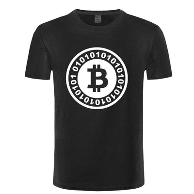 Bitcoin Logo Binary T-Shirt