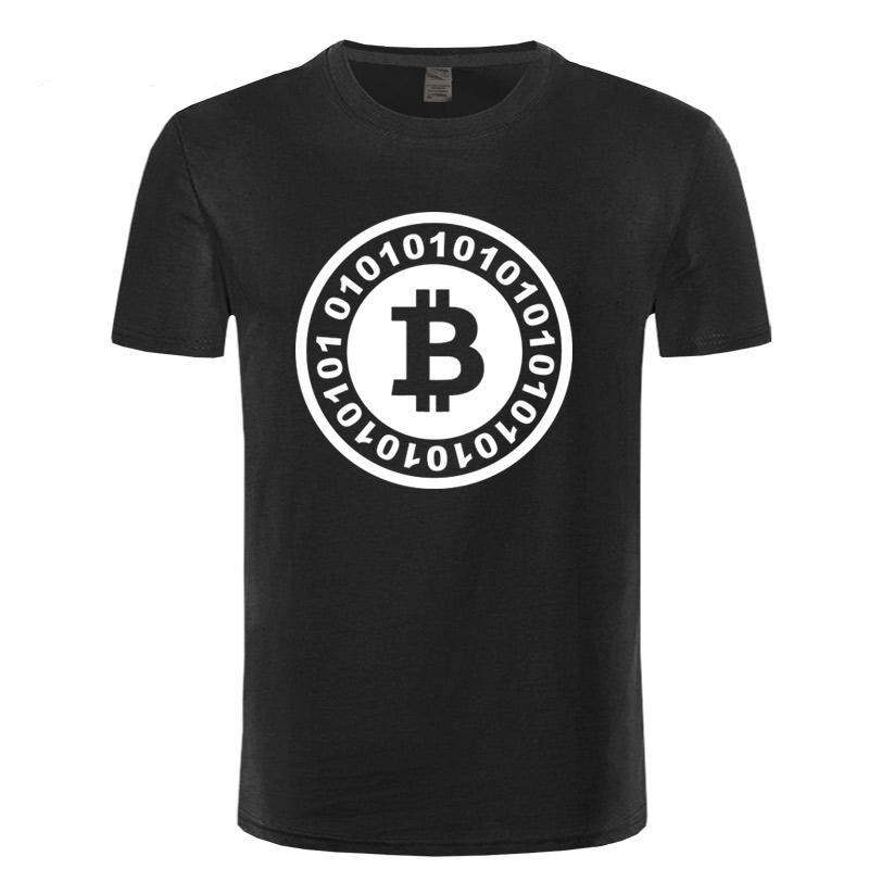 Bitcoin Logo Binary T-Shirt