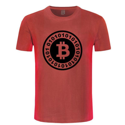 Bitcoin Logo Binary T-Shirt