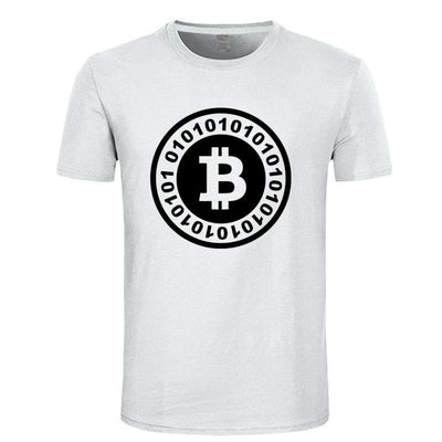 Bitcoin Logo Binary T-Shirt