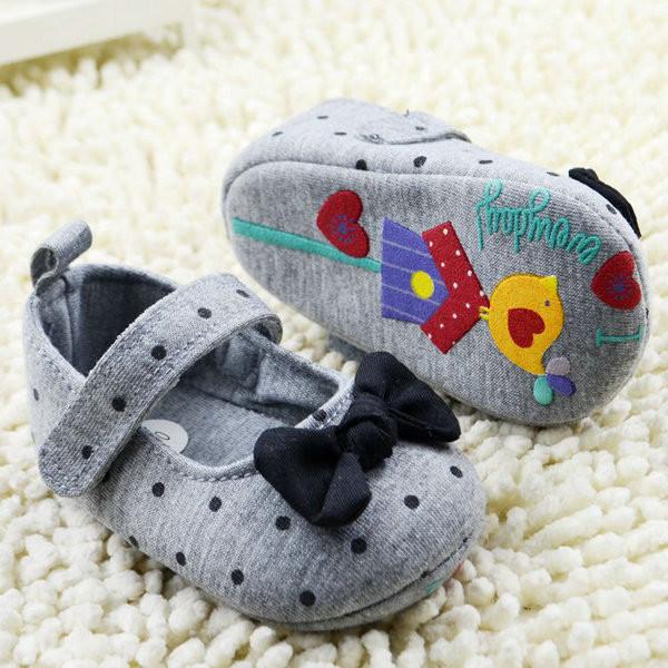 Baby Polka Dot Soft Shoes