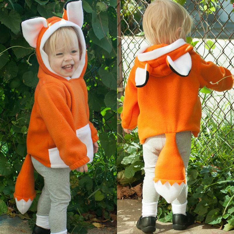 Warm Fox Coat With Tail