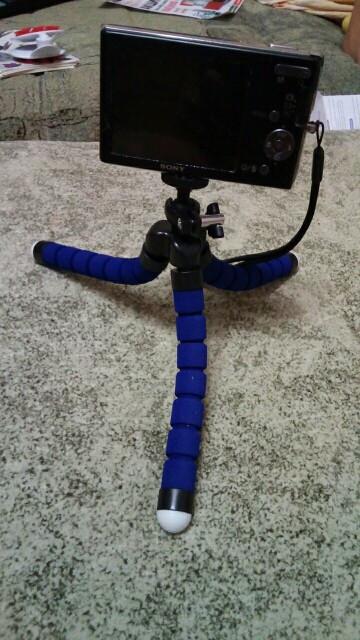 Mini Octopus Flexible Tripod With Holder For Phone Action Camera and Camcorder - 500g