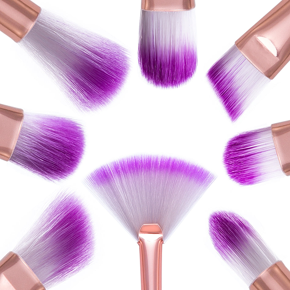 12pc Unicorn Makeup Brush Set