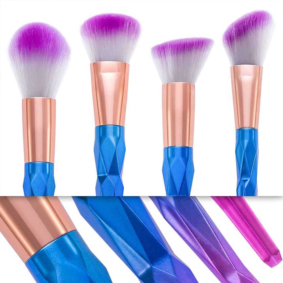 12pc Unicorn Makeup Brush Set