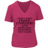 Cleaning Woodland Creatures Ladies V-Neck Shirt