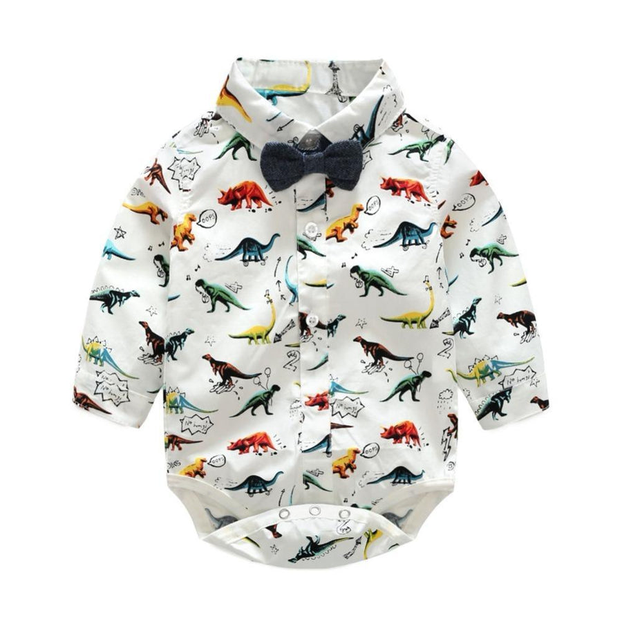 Dinosaur & Bow Tie Bodysuit