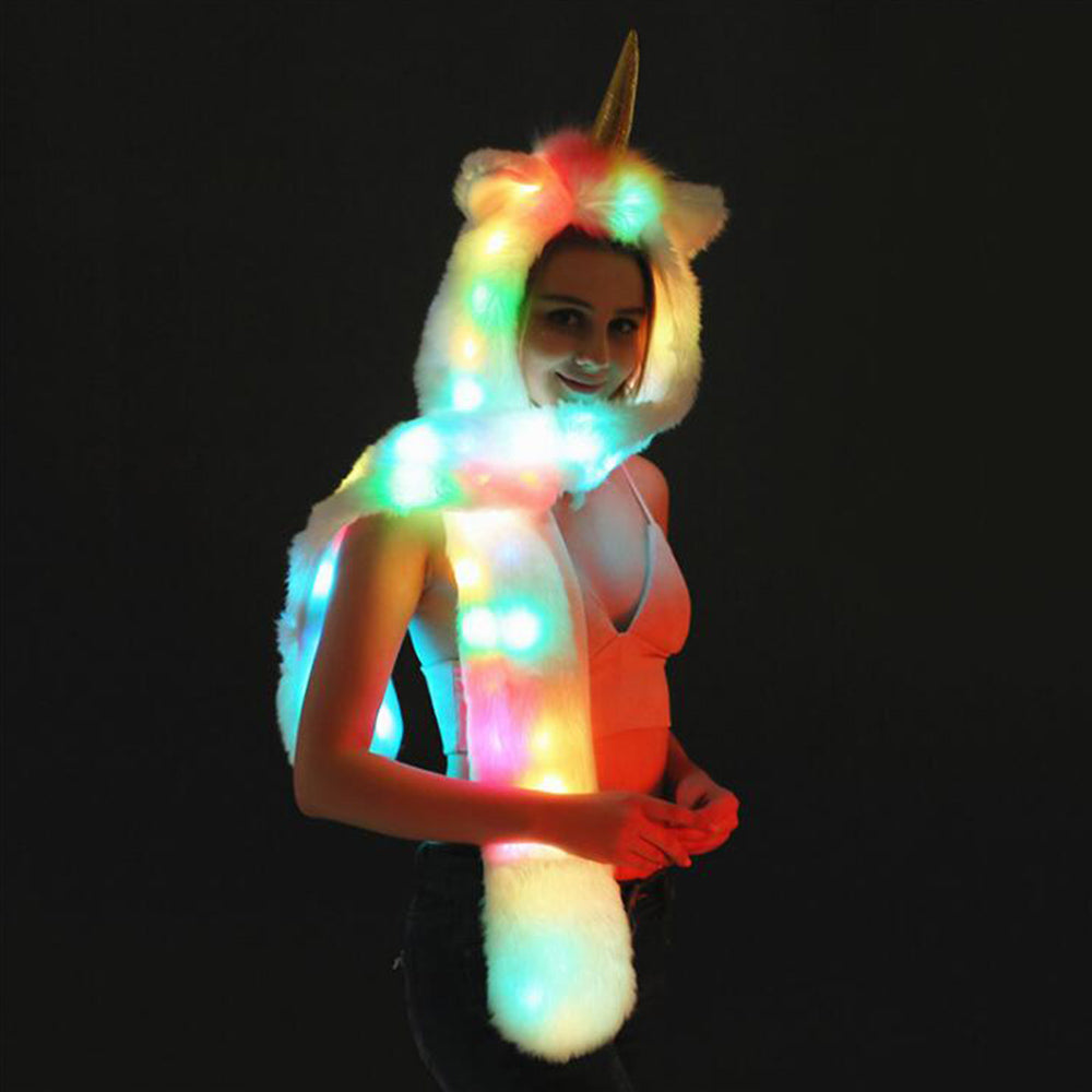 Unicorn LED Hat & Scarf