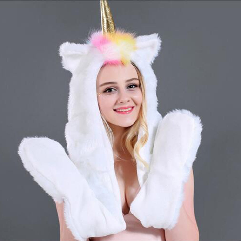Unicorn LED Hat & Scarf