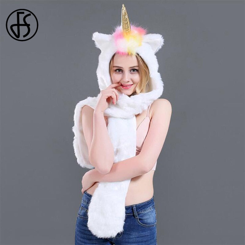 Unicorn LED Hat & Scarf