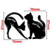 Cat Eyeliner Stencil set