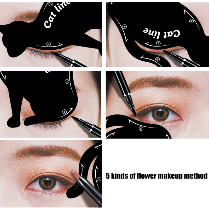 Cat Eyeliner Stencil set