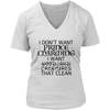 Cleaning Woodland Creatures Ladies V-Neck Shirt