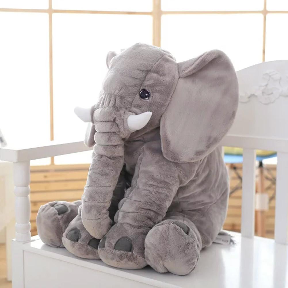 Soft Baby Elephant Plush Pillow
