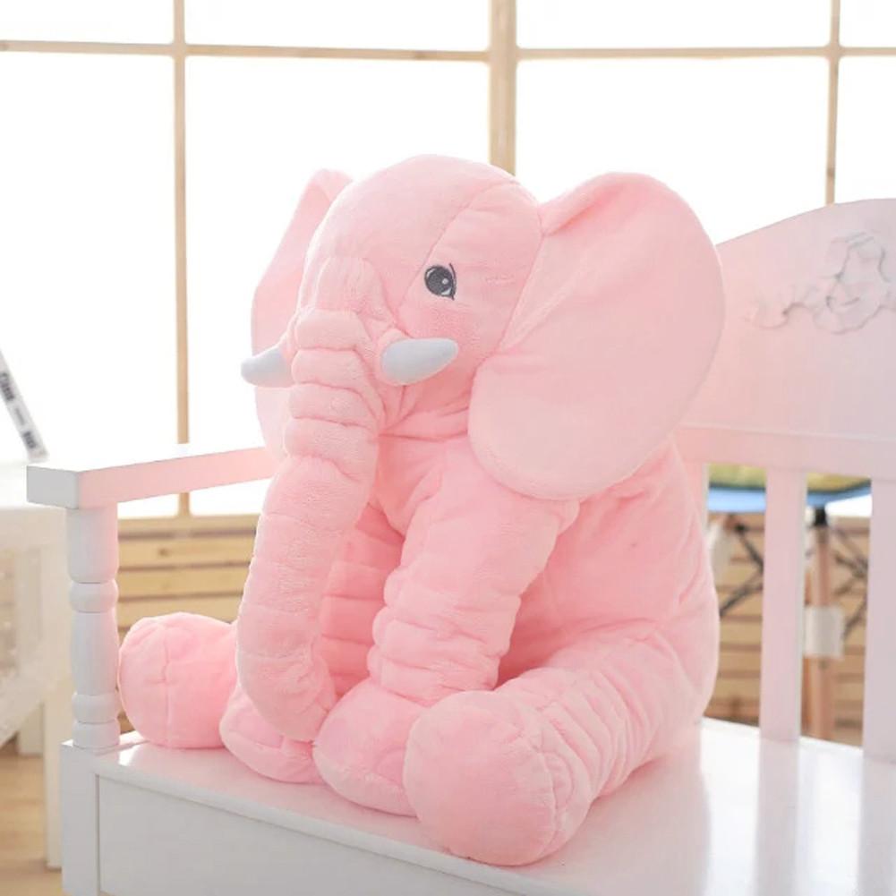 Soft Baby Elephant Plush Pillow