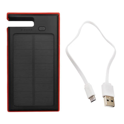 High Quality 12000mAh Dual USB Solar Power Bank