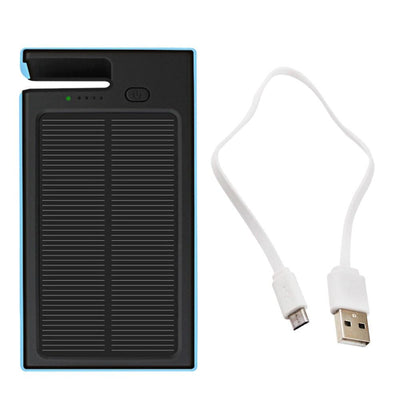 High Quality 12000mAh Dual USB Solar Power Bank