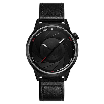 Break Original Luxury Quartz Camera Aperture Watch