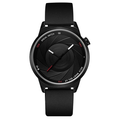 Break Original Luxury Quartz Camera Aperture Watch