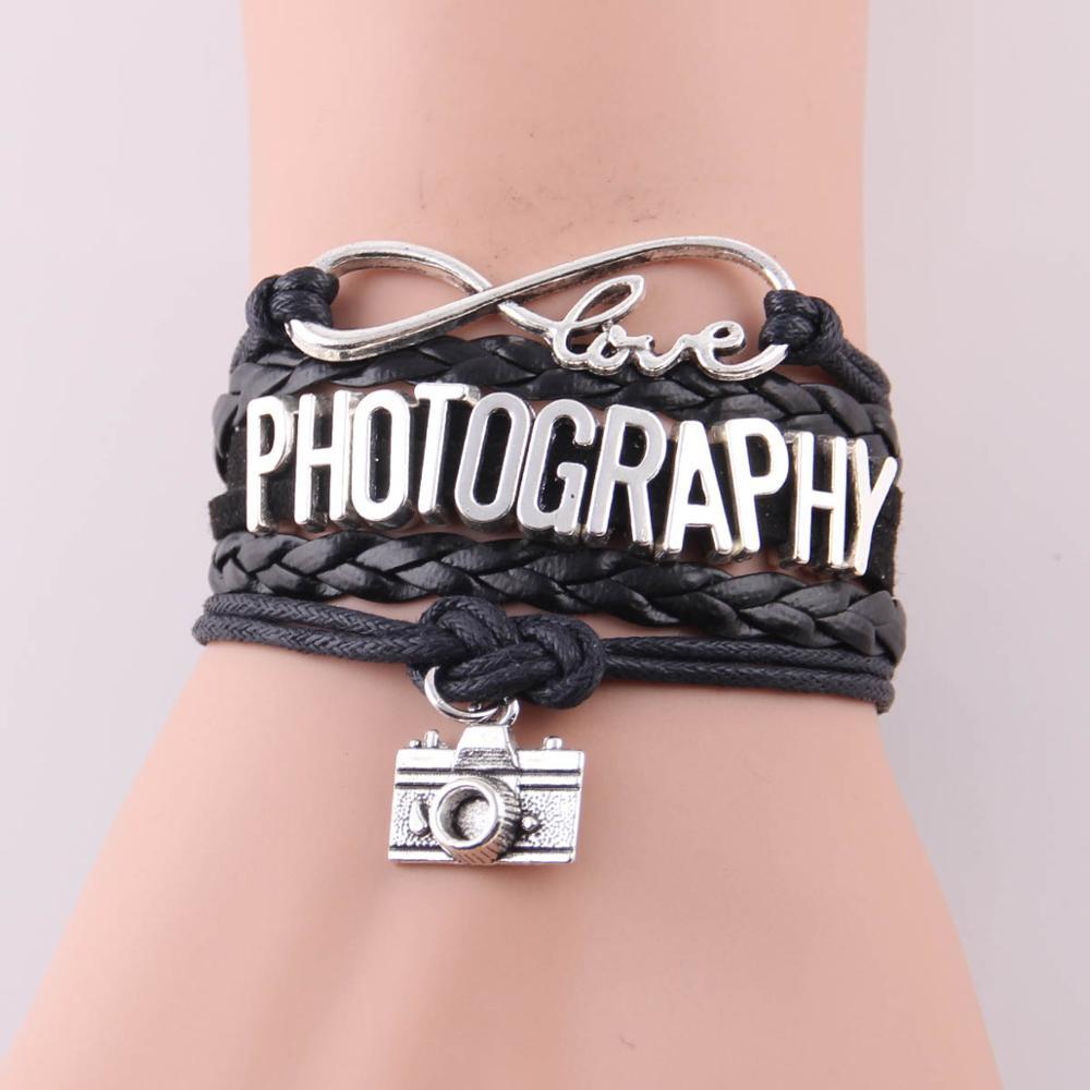 Infinity Love PHOTOGRAPHY Leather Bracelet