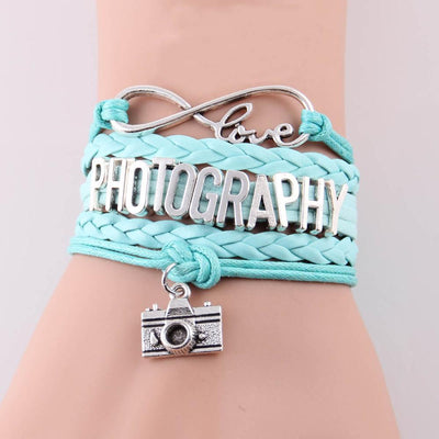 Infinity Love PHOTOGRAPHY Leather Bracelet
