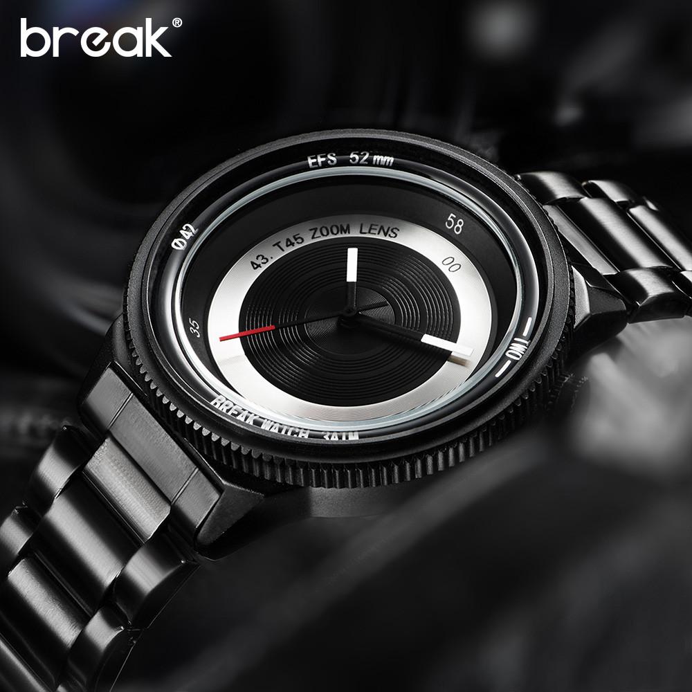 Break Original Luxury Quartz Camera Lens Watch