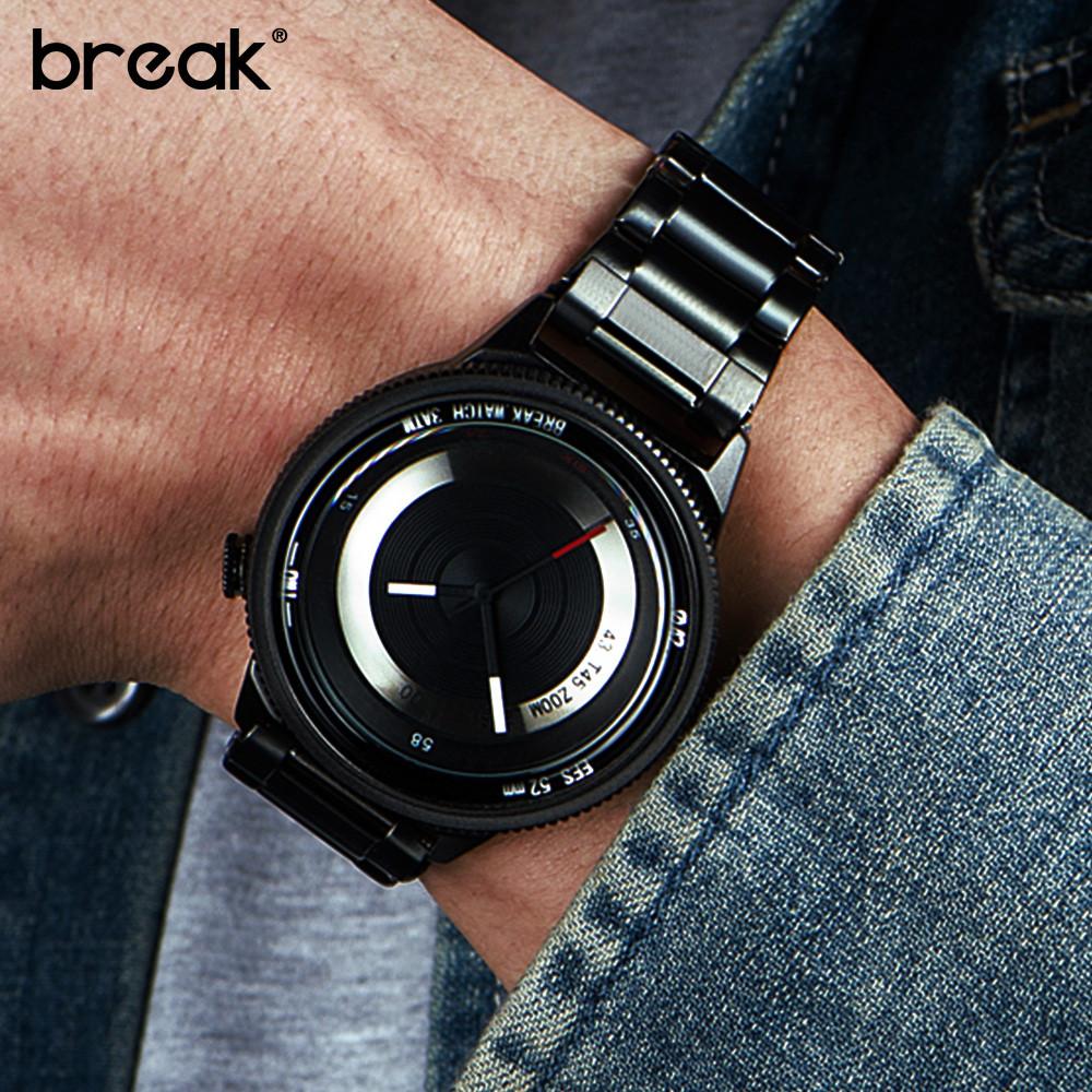 Break Original Luxury Quartz Camera Lens Watch