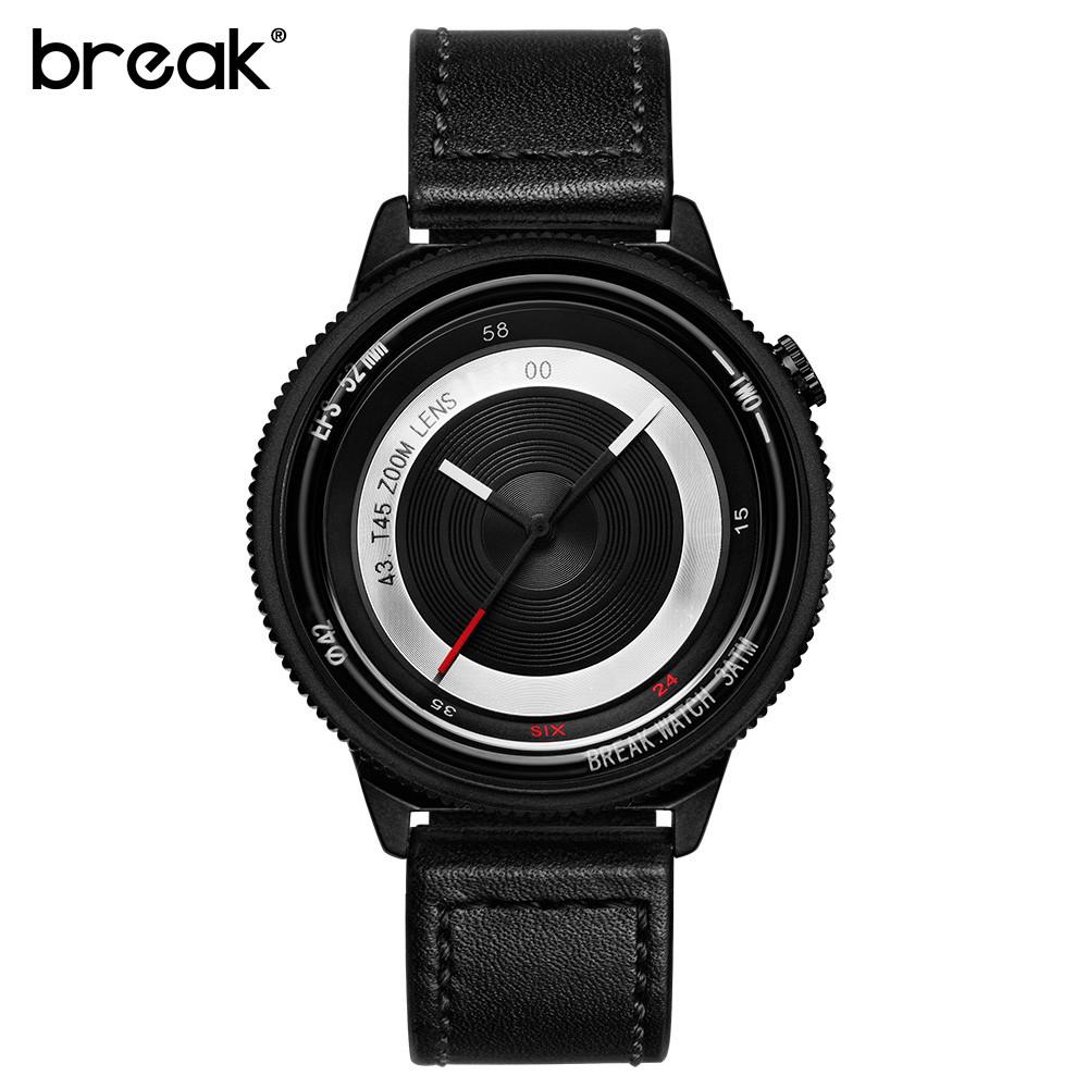 Break Original Luxury Quartz Camera Lens Watch