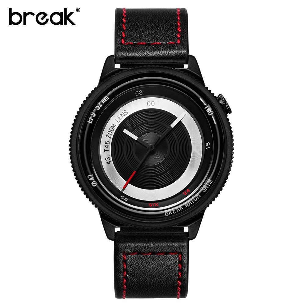 Break Original Luxury Quartz Camera Lens Watch