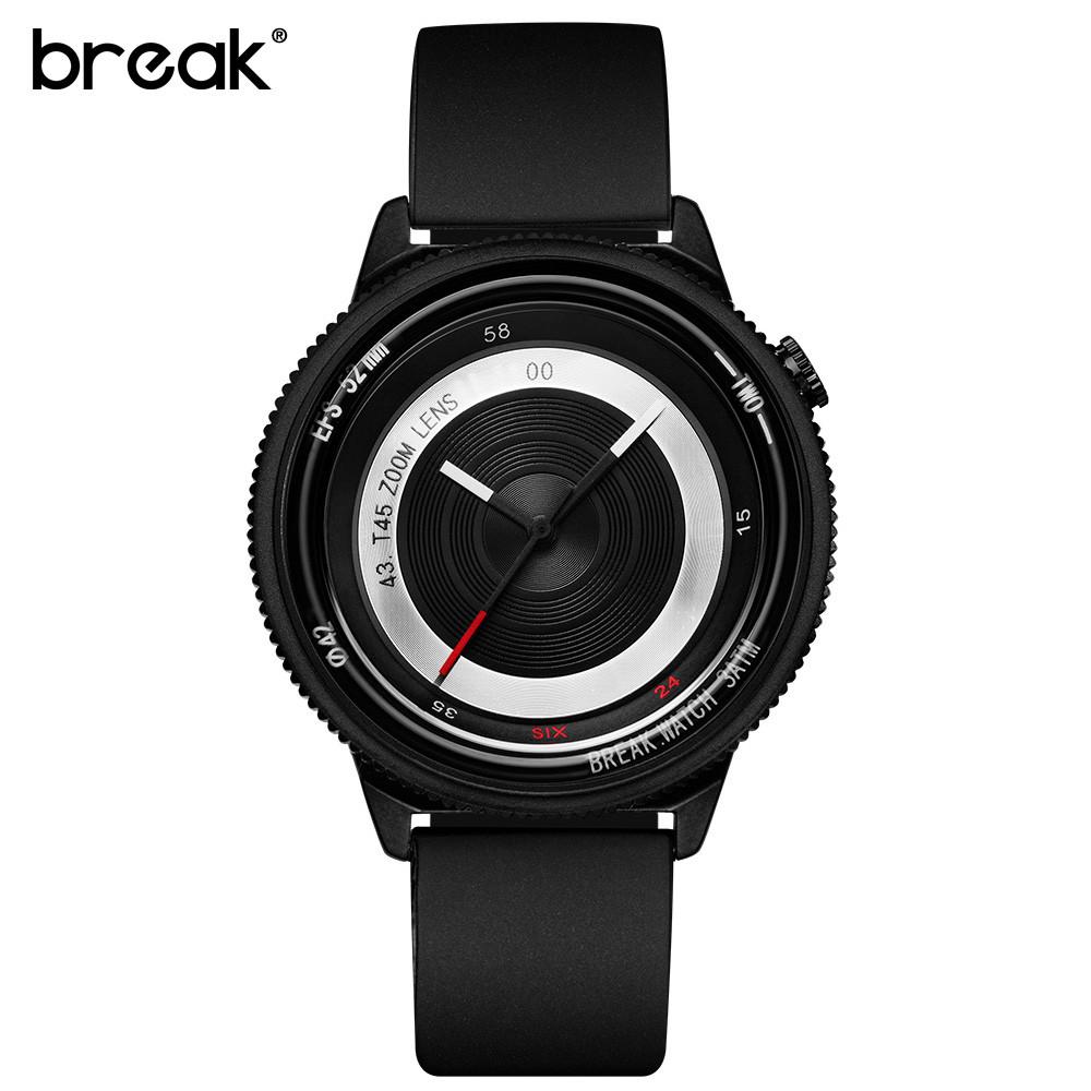 Break Original Luxury Quartz Camera Lens Watch