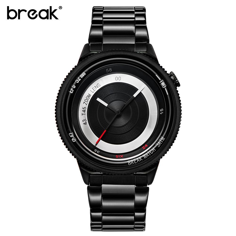 Break Original Luxury Quartz Camera Lens Watch