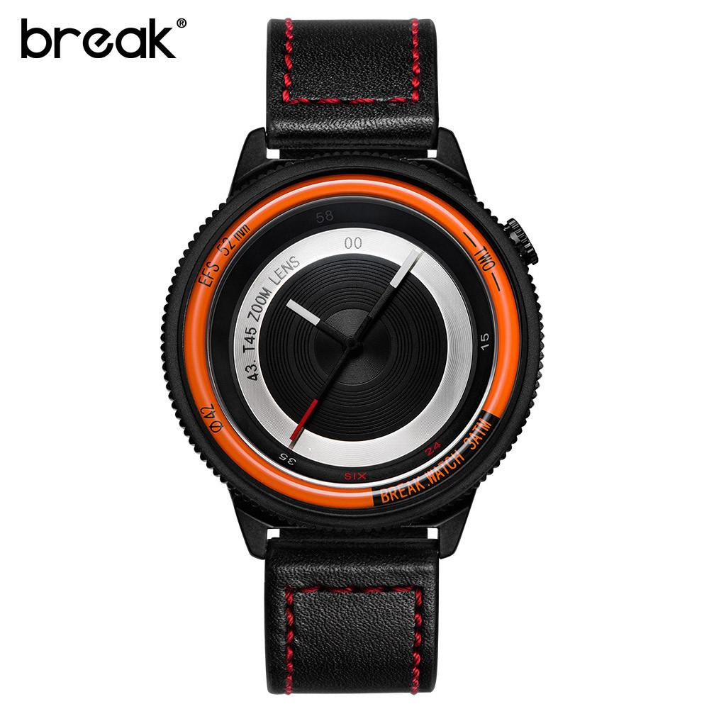 Break Original Luxury Quartz Camera Lens Watch