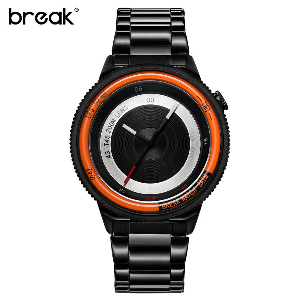 Break Original Luxury Quartz Camera Lens Watch