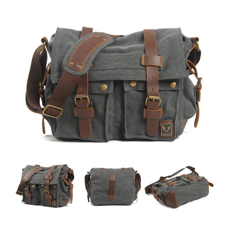 Canvas Vintage Camera Shoulder Bag