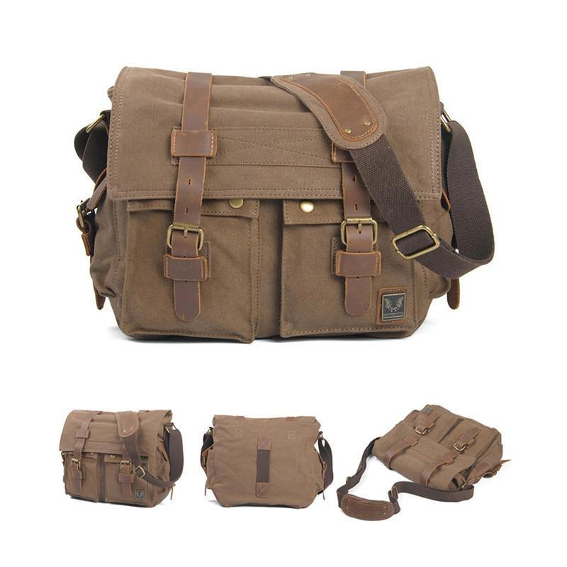 Canvas Vintage Camera Shoulder Bag