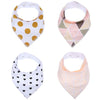 4Pcs Baby Bandana Bibs