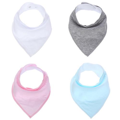 4Pcs Baby Bandana Bibs