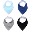 4Pcs Baby Bandana Bibs