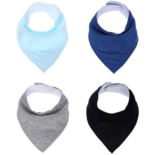 4Pcs Baby Bandana Bibs