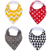 4Pcs Baby Bandana Bibs