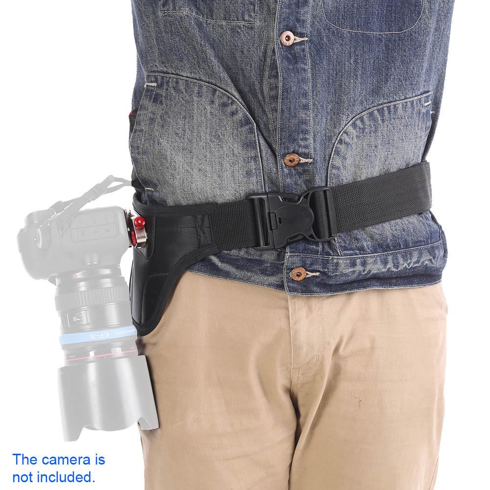 Quick-Release Camera Belt w/ Metal Holster