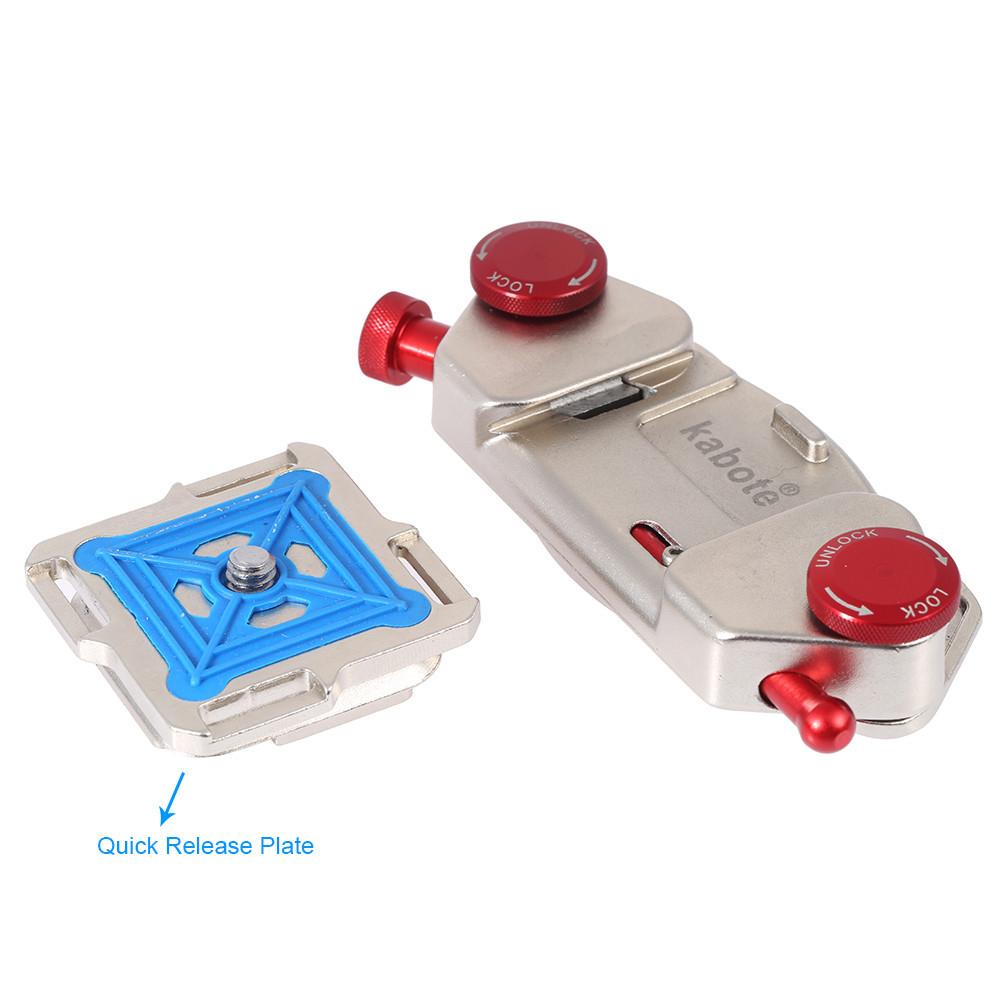 Quick-Release Camera Belt w/ Metal Holster