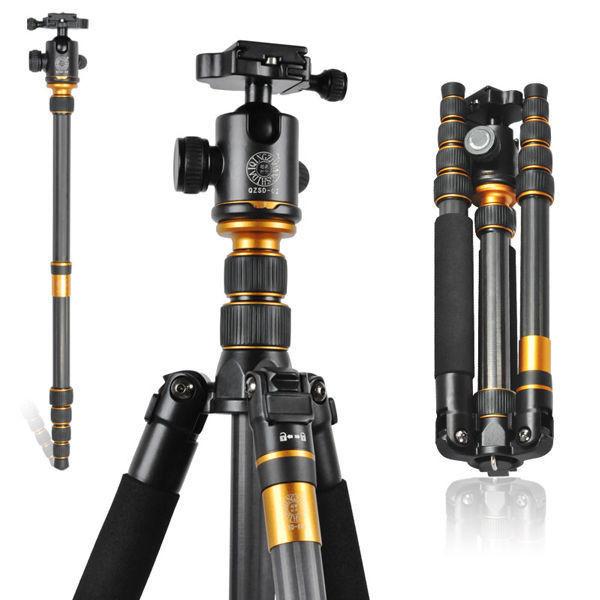 Professional Carbon Fiber Tripod/Monopod - Max Loading 15Kg