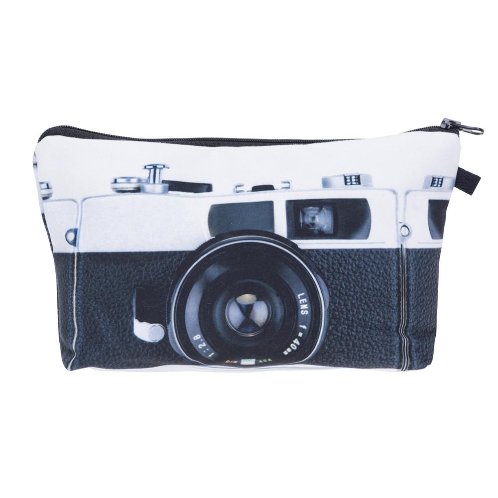 3D Camera Cosmetic Bag