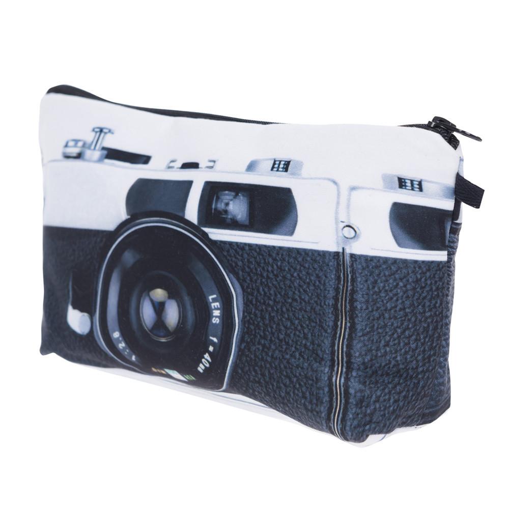 3D Camera Cosmetic Bag