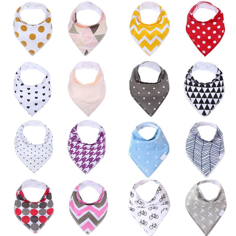 4Pcs Baby Bandana Bibs