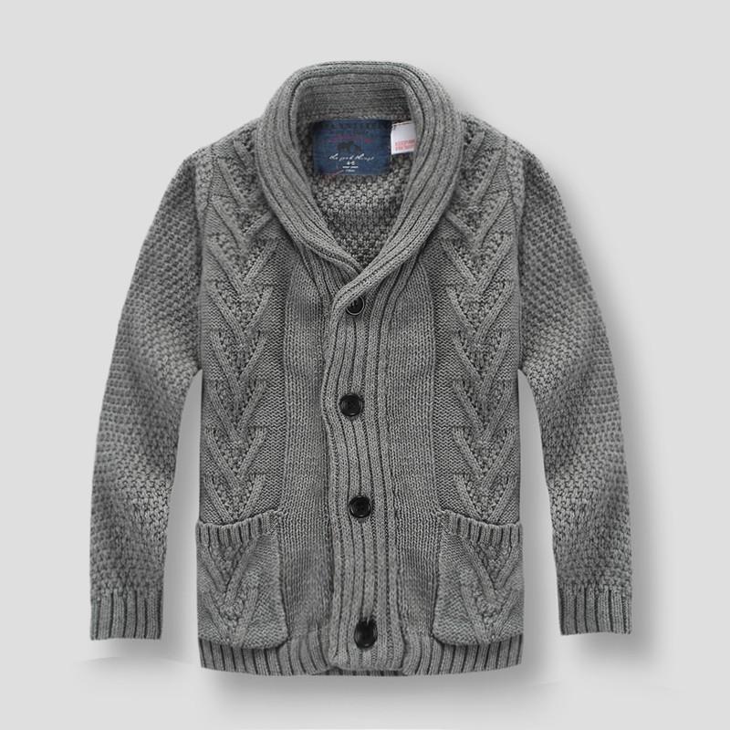 Boys Cable Knit Cardigan