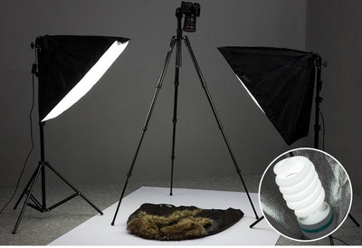 Single Lamp Photography Softbox Kit