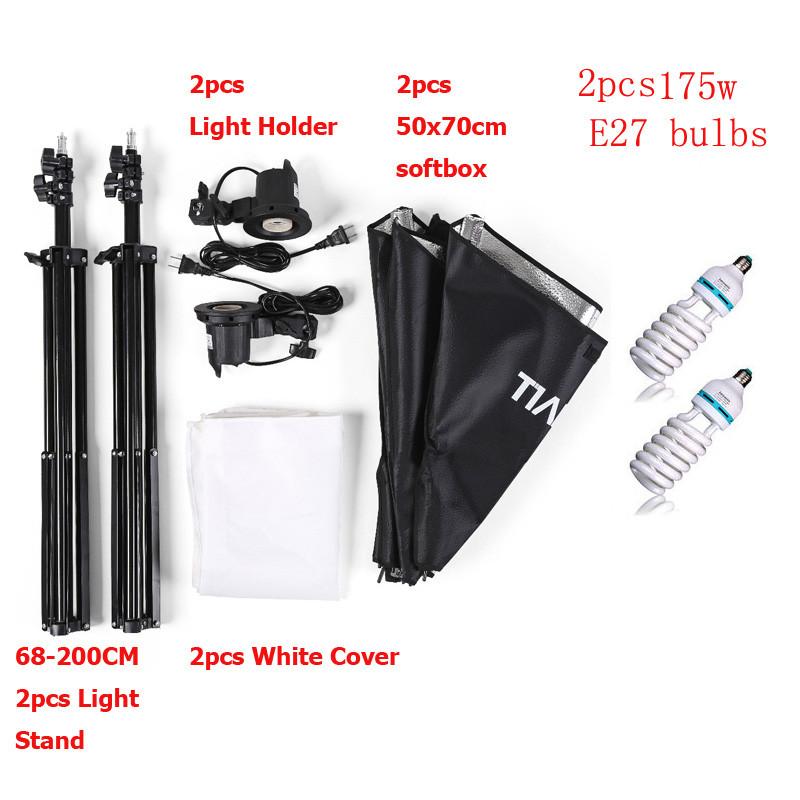 Single Lamp Photography Softbox Kit