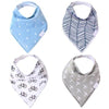 4Pcs Baby Bandana Bibs